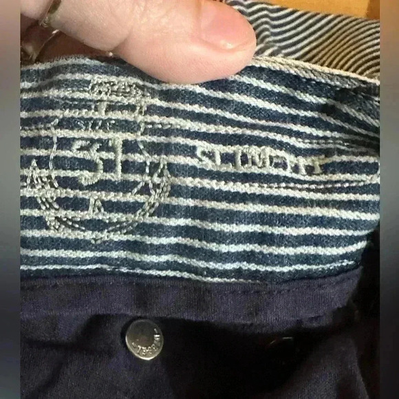 Diesel Industry 100% Cotton Navy Pin Stripe Chi Tight Slim Fit Jeans 31X30 - Picture 11 of 11